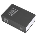 Book Shaped Steel Safe Classic Secret Book Safe Lock Password Type Household Storage BoxBlack