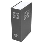 Book Shaped Steel Safe Classic Secret Book Safe Lock Password Type Household Storage BoxBlack