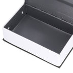 Book Shaped Steel Safe Classic Secret Book Safe Lock Password Type Household Storage BoxBlack