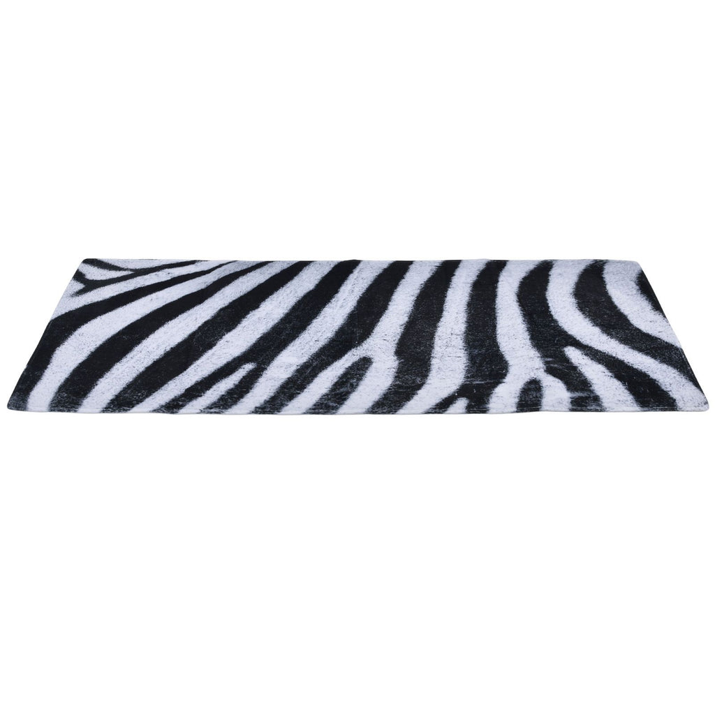 Home Absorbent Carpet Bathroom Kitchen Anti Slip Floor Mats Black and White Home Decorative Carpets