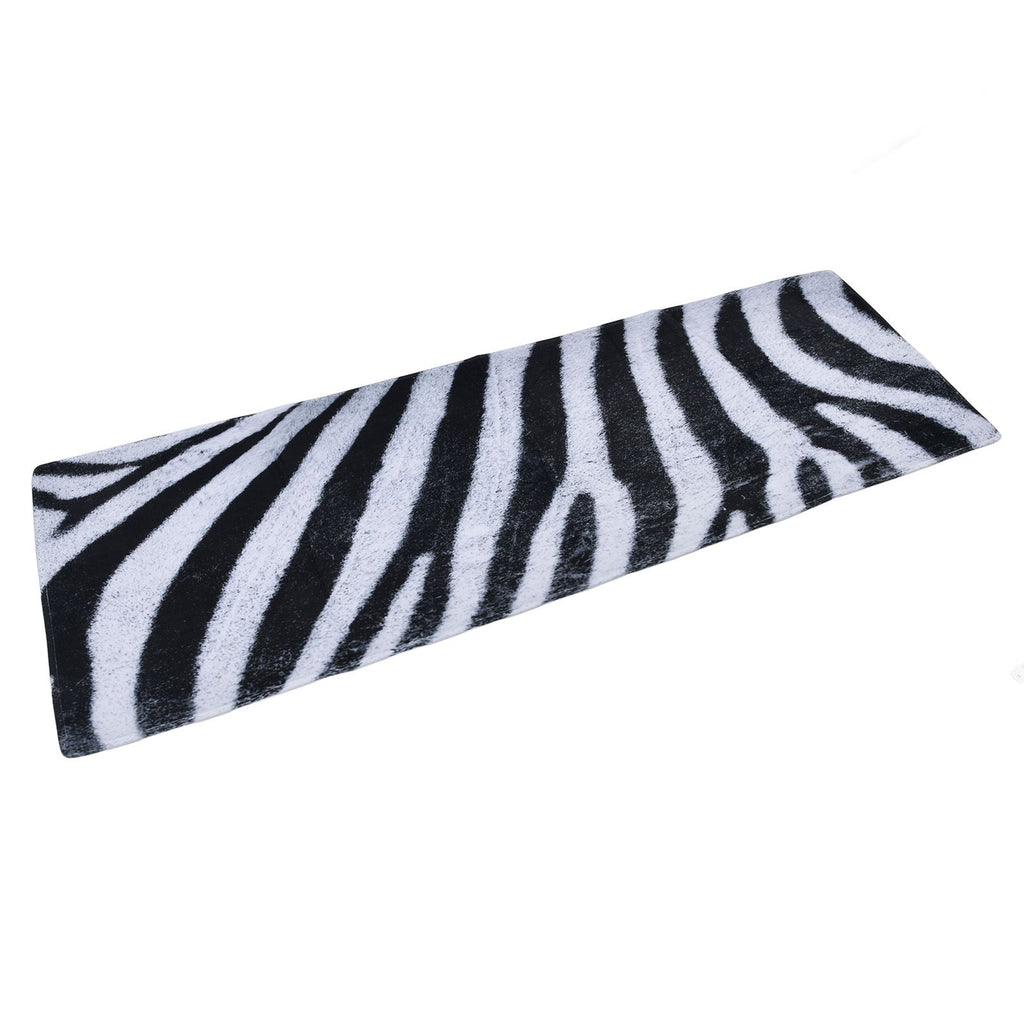 Home Absorbent Carpet Bathroom Kitchen Anti Slip Floor Mats Black and White Home Decorative Carpets