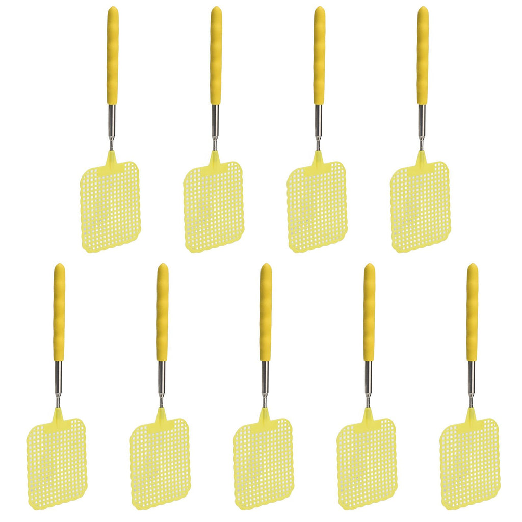 9PCS Retractable Fly Swatter Telescopic Extendable Fly Swatter Prevent Pest Mosquito Tool