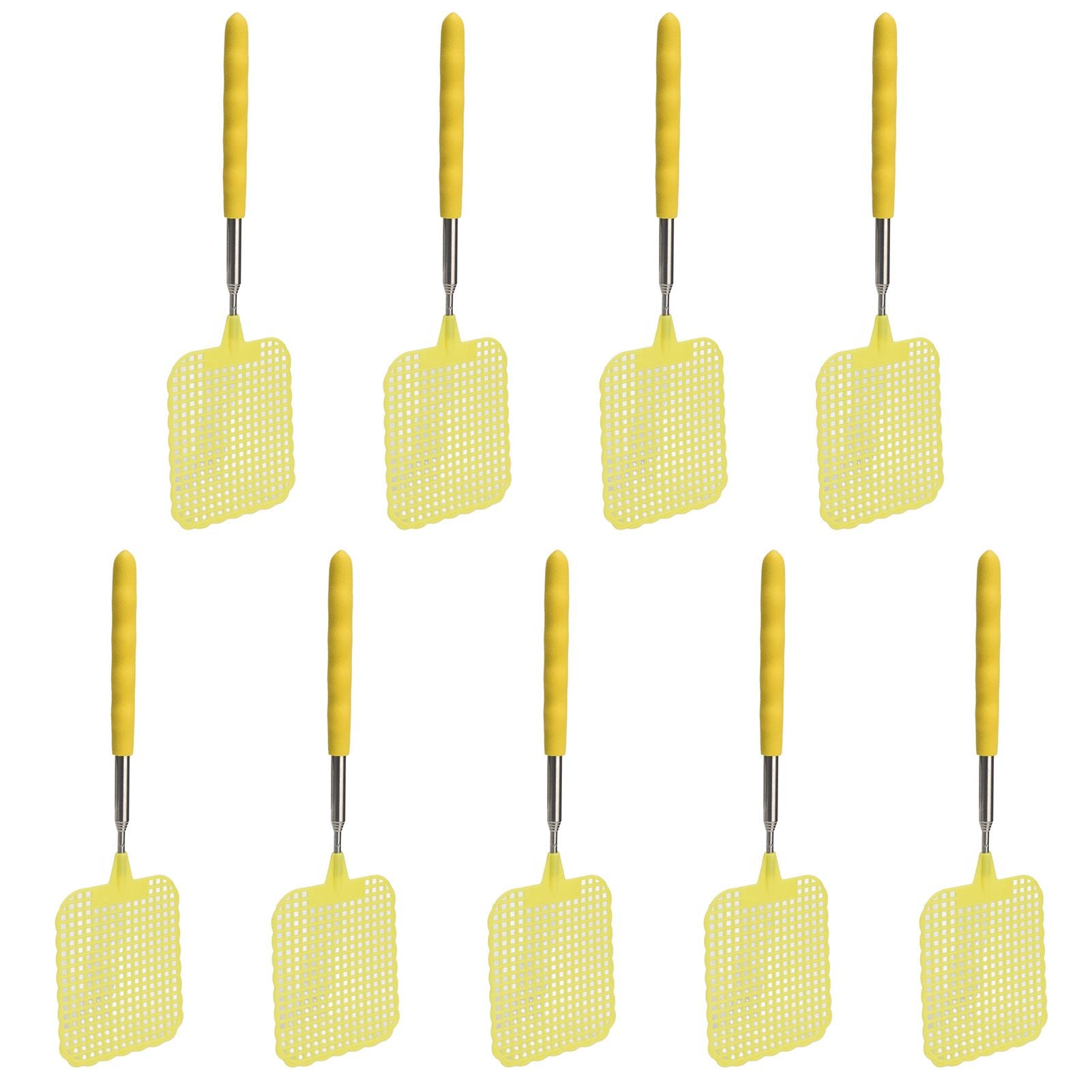 9PCS Retractable Fly Swatter Telescopic Extendable Fly Swatter Prevent Pest Mosquito Tool