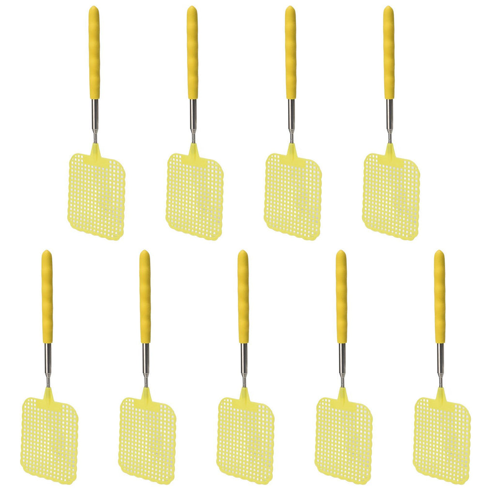 9PCS Retractable Fly Swatter Telescopic Extendable Fly Swatter Prevent Pest Mosquito Tool