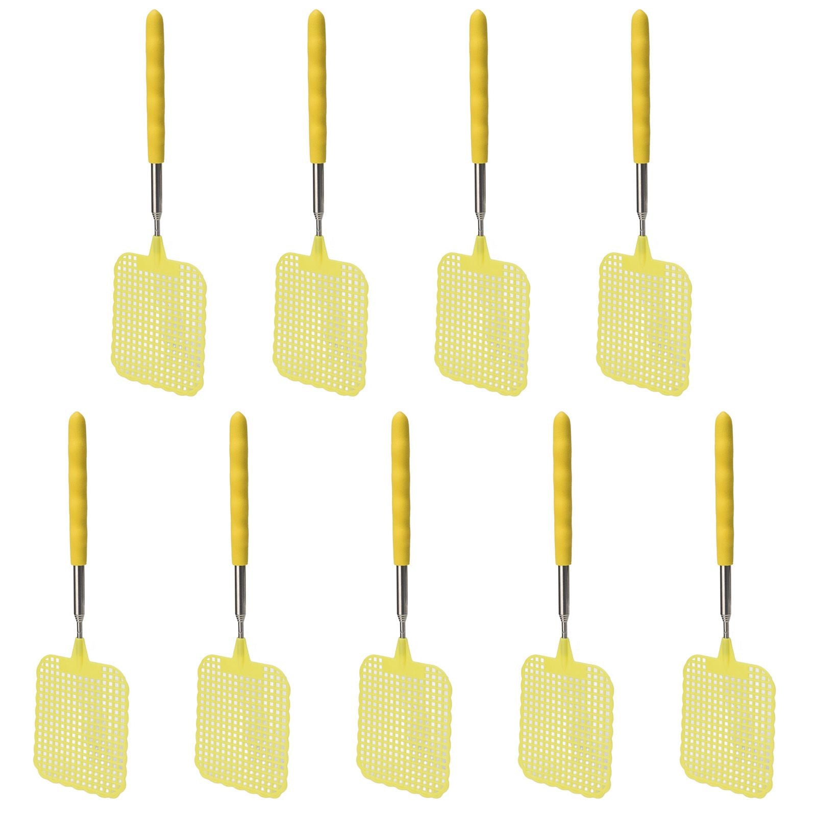 9PCS Retractable Fly Swatter Telescopic Extendable Fly Swatter Prevent Pest Mosquito Tool