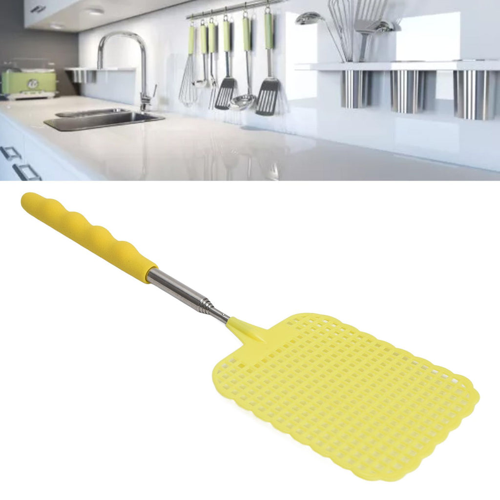 9PCS Retractable Fly Swatter Telescopic Extendable Fly Swatter Prevent Pest Mosquito Tool
