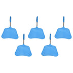5Pcs Fly Swatter Blue Lightweight Flexible Convenient Thickened Fly Racket with Retractable Rod