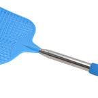 5Pcs Fly Swatter Blue Lightweight Flexible Convenient Thickened Fly Racket with Retractable Rod