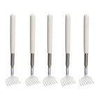 5pcs Extendable Back Scratcher Portable Telescopic Metal Back Scratchers Massager Scraper for Health Care Relaxation
