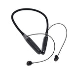 Wireless Hang Neck Type Earphone with 32G Memory LED Display Stereo Hanging Neck Headset
