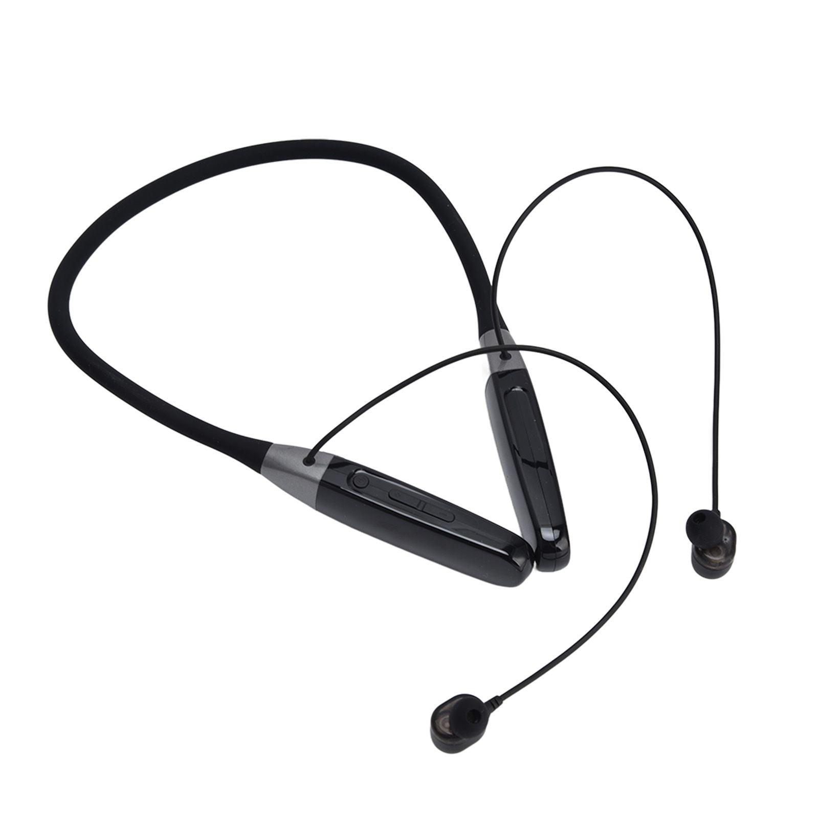 Wireless Hang Neck Type Earphone with 32G Memory LED Display Stereo Hanging Neck Headset