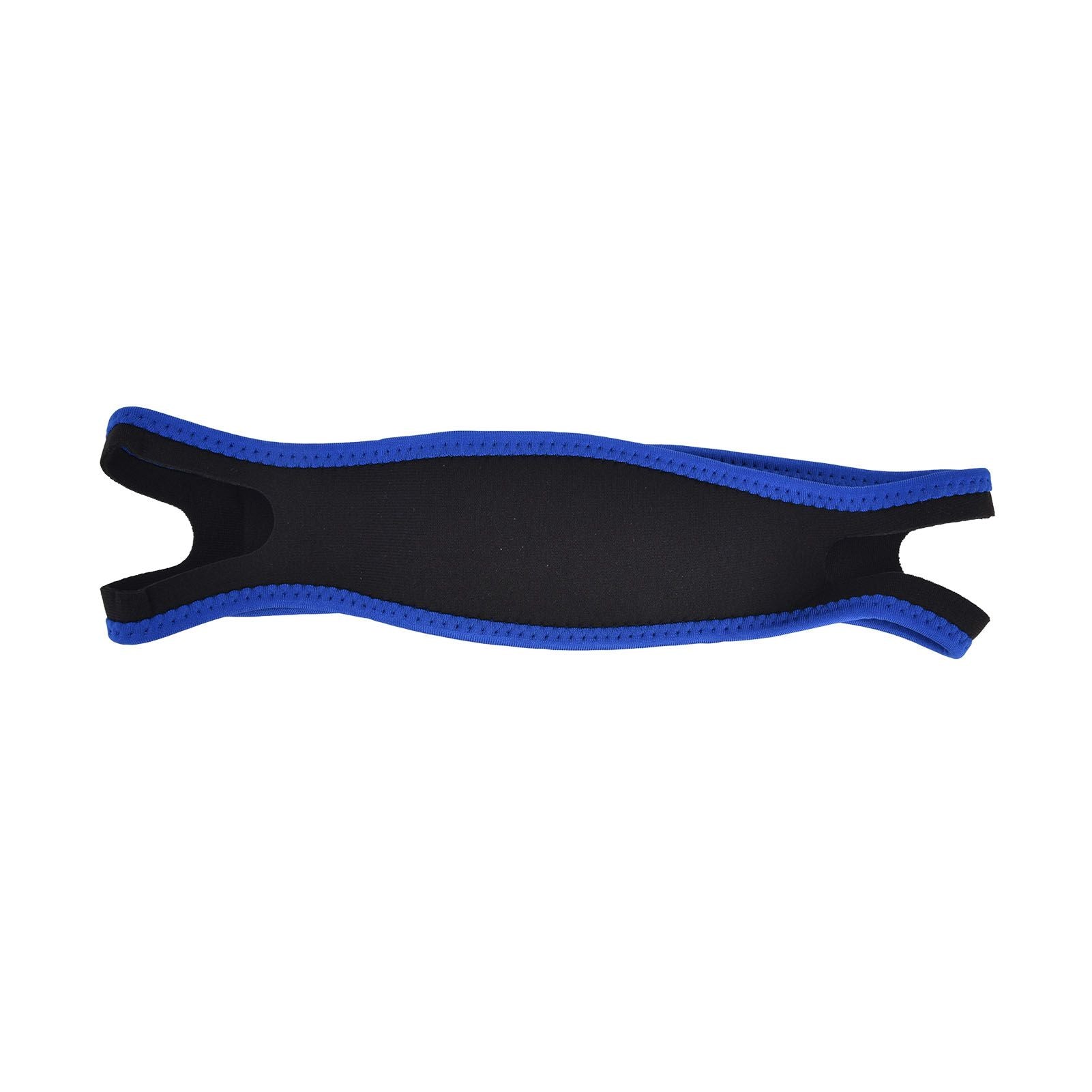 Snoring Stop Belt Adjustable Chin Strap Breathable Nylon Snoring Head Band for Men WomenBlue Black