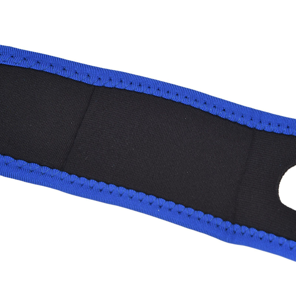 Snoring Stop Belt Adjustable Chin Strap Breathable Nylon Snoring Head Band for Men WomenBlue Black