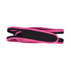 Snoring Stop Belt Adjustable Chin Strap Breathable Nylon Snoring Head Band for Men WomenRed Black