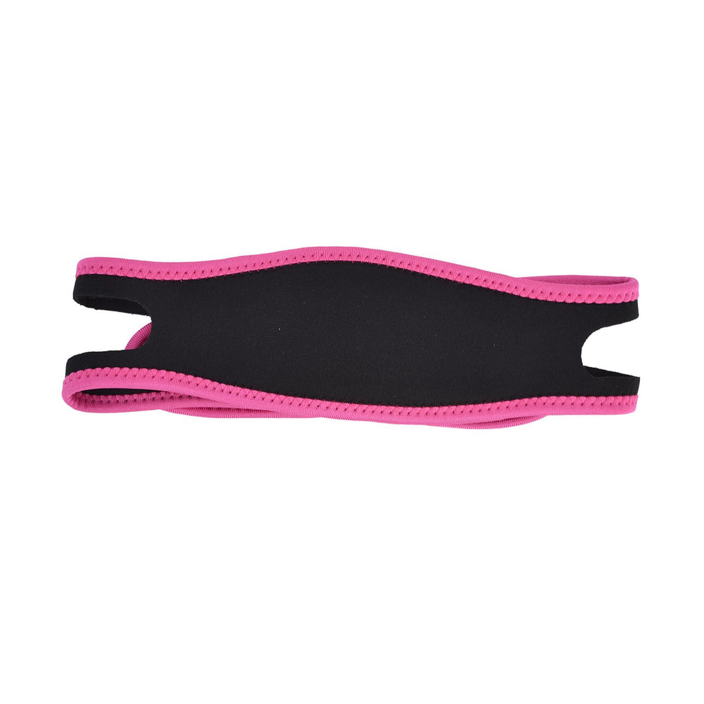 Snoring Stop Belt Adjustable Chin Strap Breathable Nylon Snoring Head Band for Men WomenRed Black