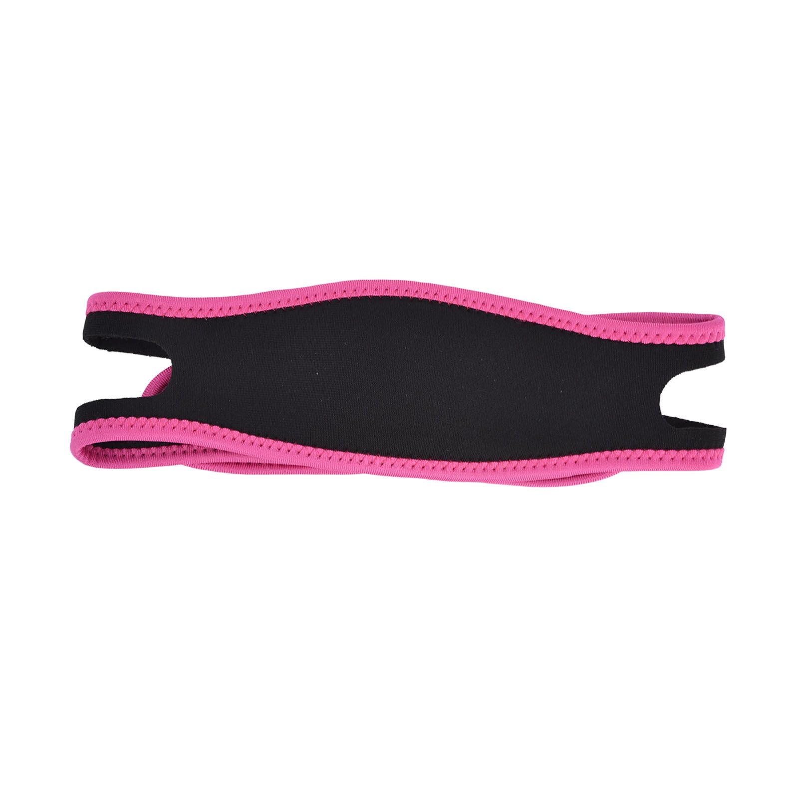 Snoring Stop Belt Adjustable Chin Strap Breathable Nylon Snoring Head Band for Men WomenRed Black