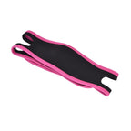 Snoring Stop Belt Adjustable Chin Strap Breathable Nylon Snoring Head Band for Men WomenRed Black
