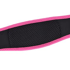 Snoring Stop Belt Adjustable Chin Strap Breathable Nylon Snoring Head Band for Men WomenRed Black
