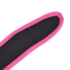 Snoring Stop Belt Adjustable Chin Strap Breathable Nylon Snoring Head Band for Men WomenRed Black