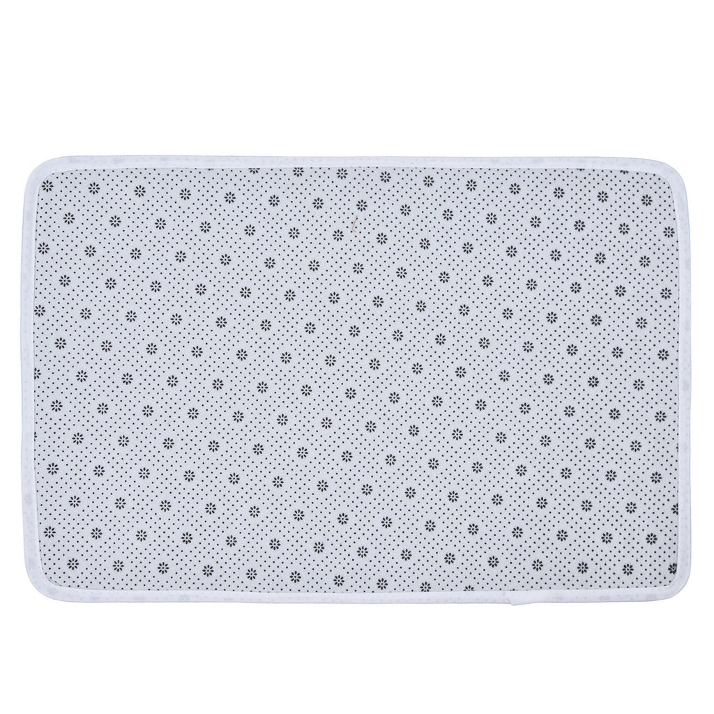 Household Bathroom Floor Carpet Water Absorption Anti Slip Flannel Mat for Door Toilet40x60cm