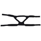 Universal Anti Snore Headgear Strap Nylon Elastic Anti Snoring Head Band for RespiratorBlack
