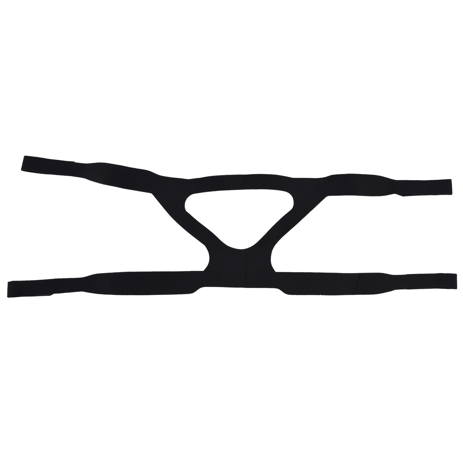Universal Anti Snore Headgear Strap Nylon Elastic Anti Snoring Head Band for RespiratorBlack
