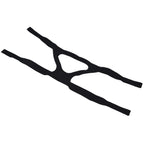 Universal Anti Snore Headgear Strap Nylon Elastic Anti Snoring Head Band for RespiratorBlack