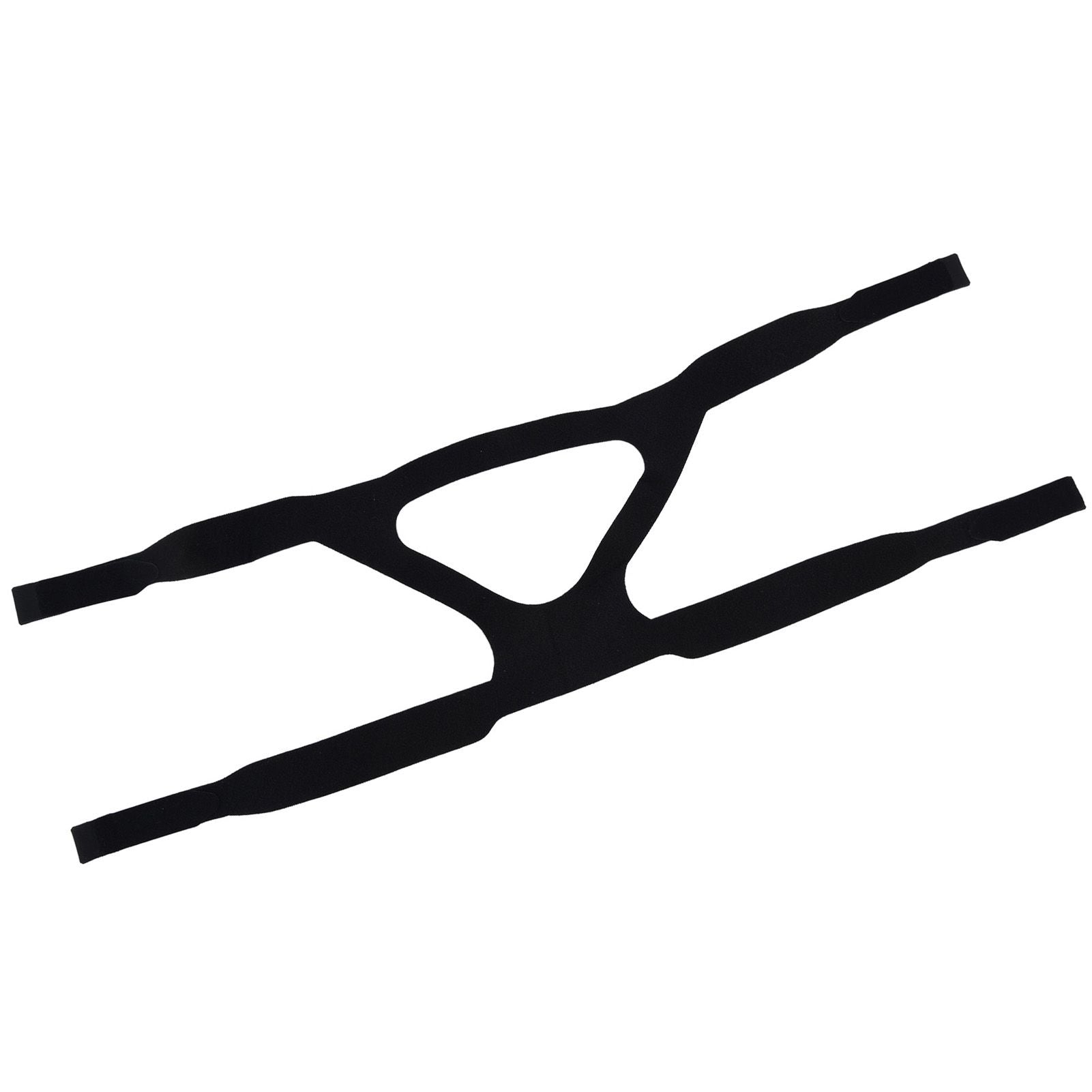 Universal Anti Snore Headgear Strap Nylon Elastic Anti Snoring Head Band for RespiratorBlack