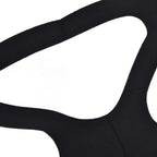 Universal Anti Snore Headgear Strap Nylon Elastic Anti Snoring Head Band for RespiratorBlack