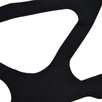 Universal Anti Snore Headgear Strap Nylon Elastic Anti Snoring Head Band for RespiratorBlack