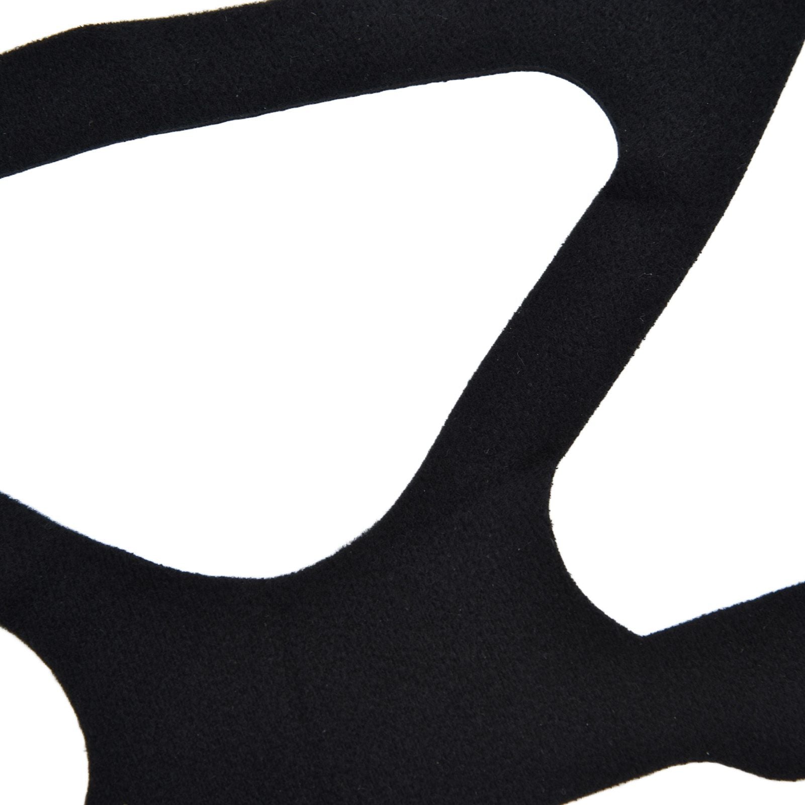 Universal Anti Snore Headgear Strap Nylon Elastic Anti Snoring Head Band for RespiratorBlack