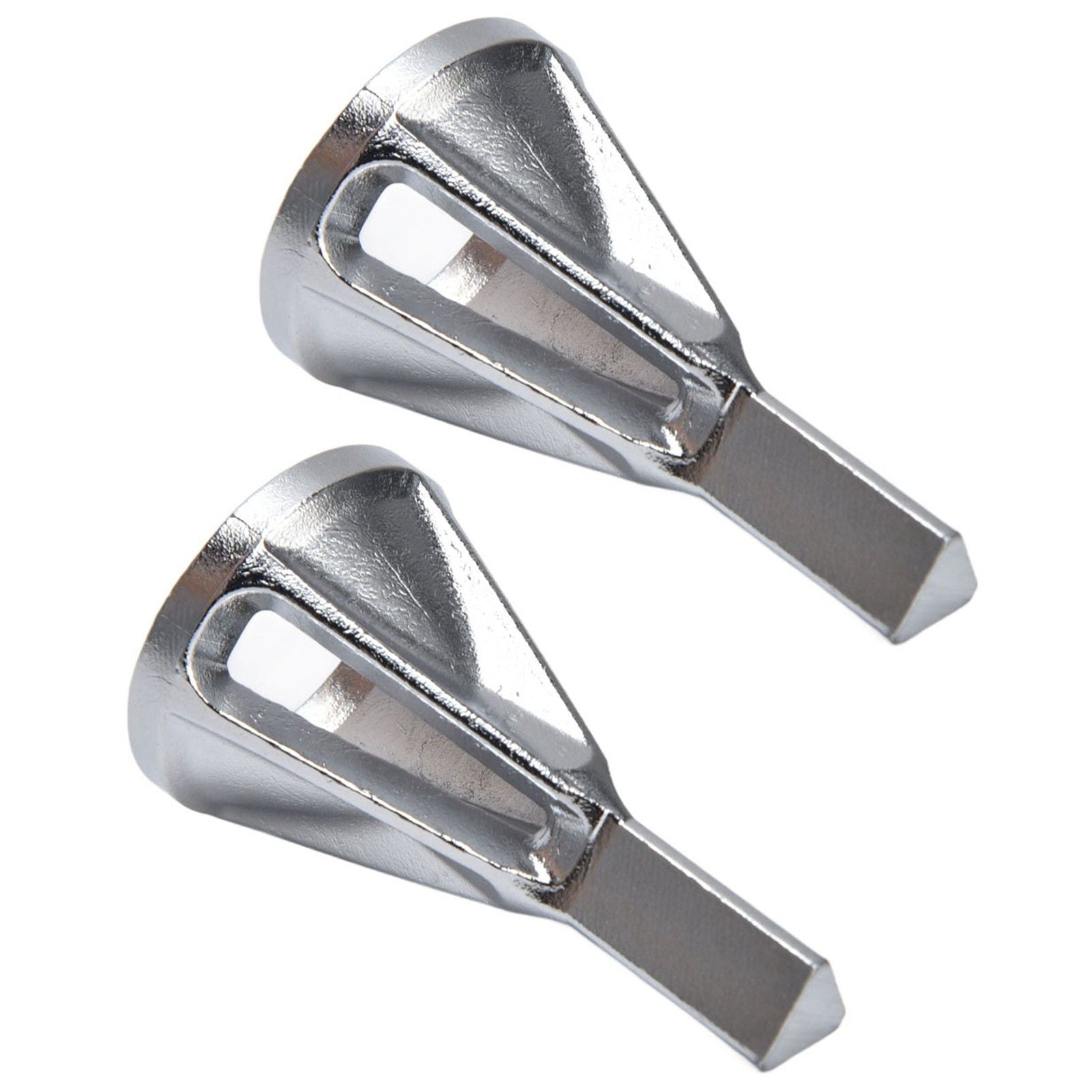 2pcs Deburring Chamfering Device Triangular Handle Deburring External Drill for Stainless Steel Copper Brass Aluminum
