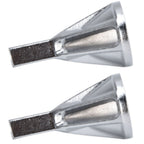 2pcs Deburring Chamfering Device Triangular Handle Deburring External Drill for Stainless Steel Copper Brass Aluminum