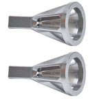 2pcs Deburring Chamfering Device Triangular Handle Deburring External Drill for Stainless Steel Copper Brass Aluminum
