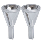 2pcs Deburring Chamfering Device Triangular Handle Deburring External Drill for Stainless Steel Copper Brass Aluminum