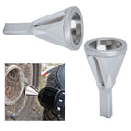 2pcs Deburring Chamfering Device Triangular Handle Deburring External Drill for Stainless Steel Copper Brass Aluminum