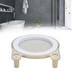 Hole Decorative Hooks Double Hooks Fashion Simple Easy to Install ABS Wall Hook for Hotels Bedrooms Bathrooms