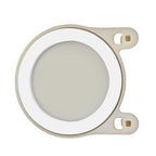 Hole Decorative Hooks Double Hooks Fashion Simple Easy to Install ABS Wall Hook for Hotels Bedrooms Bathrooms