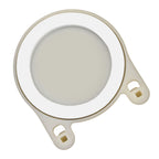 Hole Decorative Hooks Double Hooks Fashion Simple Easy to Install ABS Wall Hook for Hotels Bedrooms Bathrooms