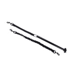 Hands Free Dog Leash Black Thicken Dog Bike Attachment Traction Belt with Hex Wrench for Dog Training Running Exercising