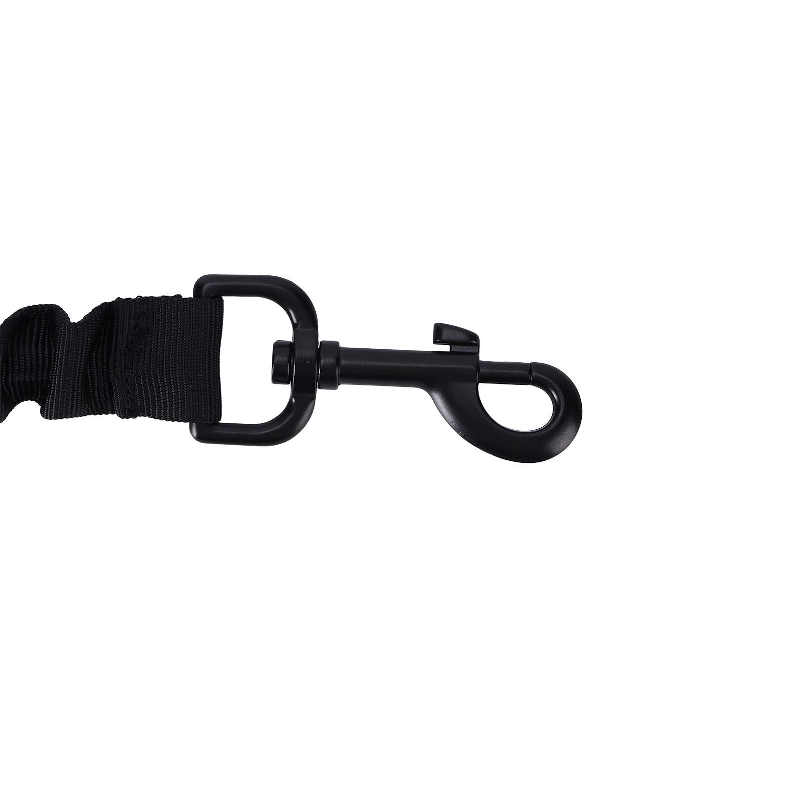 Hands Free Dog Leash Black Thicken Dog Bike Attachment Traction Belt with Hex Wrench for Dog Training Running Exercising