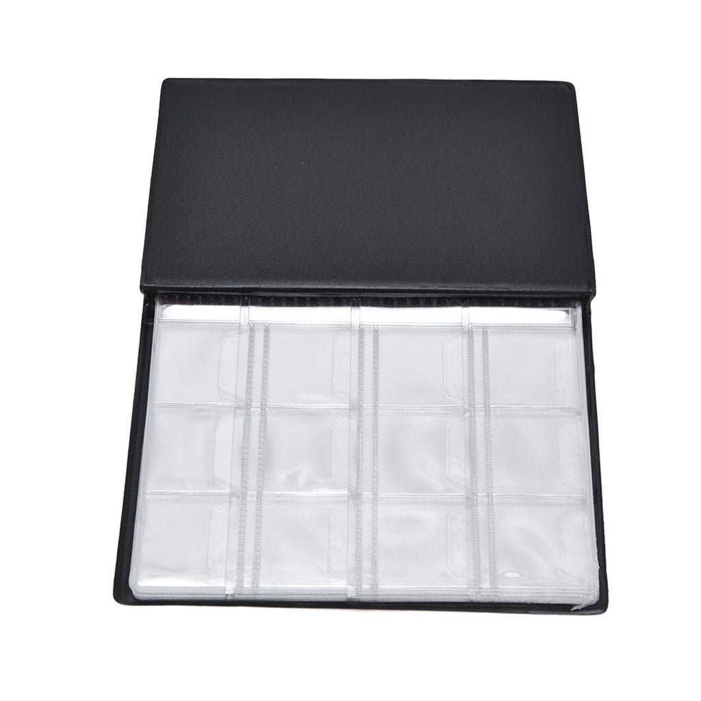 Coin Collection Book 120 PVC Pockets PU Cover Transparent Design Soft Highly Durable Clear Texture Coin AlbumRed