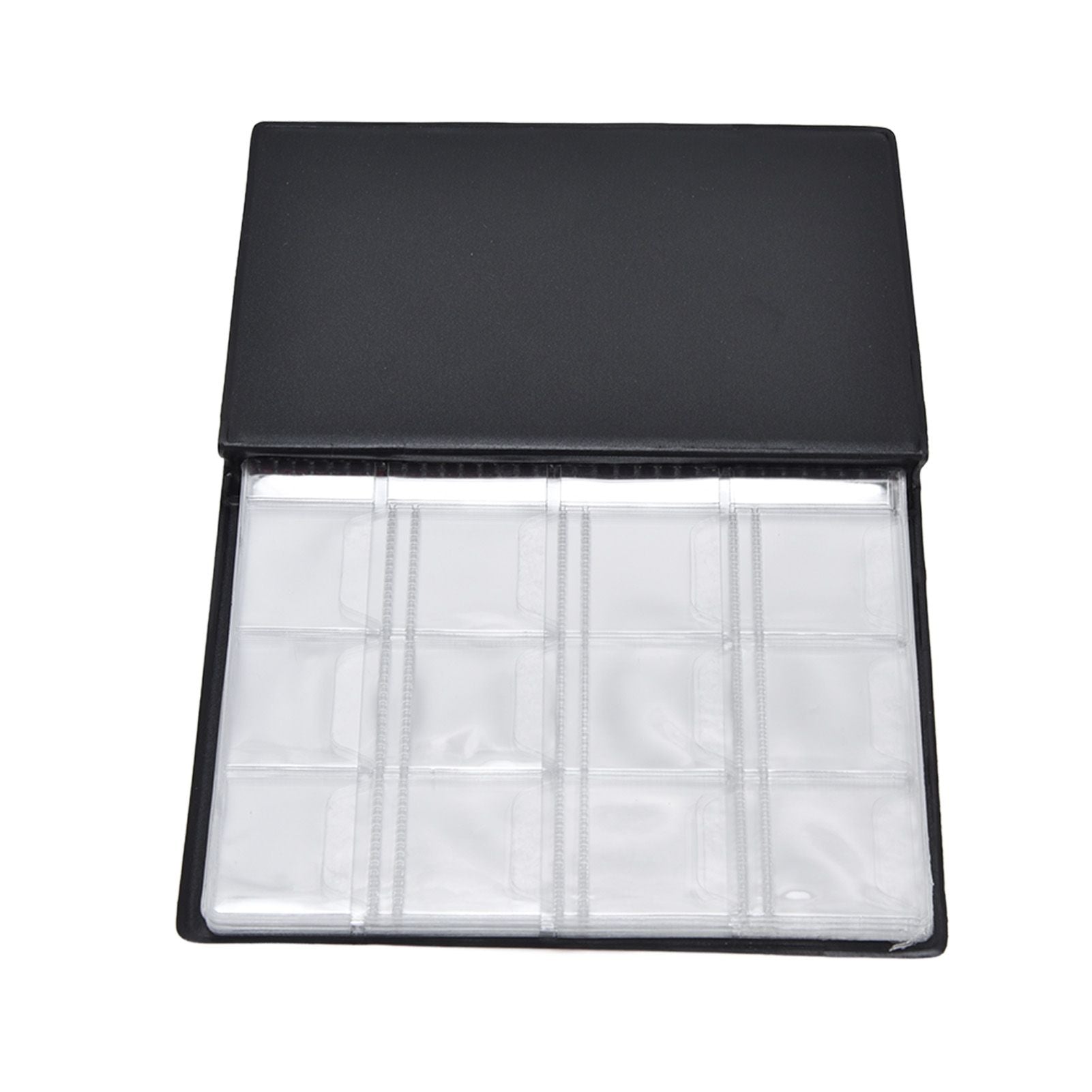 Coin Collection Book 120 PVC Pockets PU Cover Transparent Design Soft Highly Durable Clear Texture Coin AlbumRed