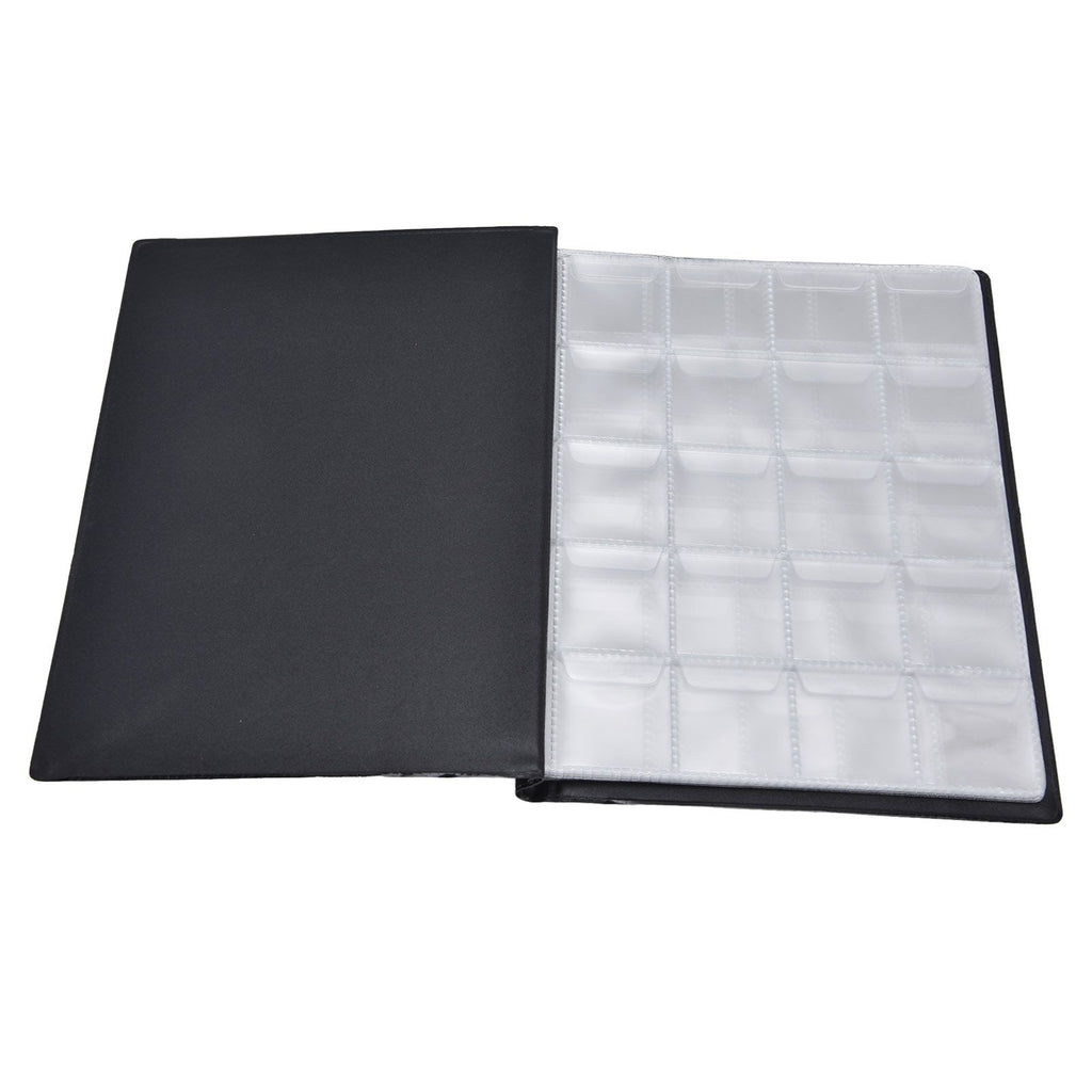 Coin Collection Book 250 Pocket Commemorative Coin Collecting Holder Storage Album Book for HomeBlack