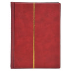Coin Collection Book 250 Pocket Commemorative Coin Collecting Holder Storage Album Book for HomeRed