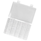 Coin Holder 100 Pieces Storage Plastic Transparent Coin Storage Box with Coin Capsules for Coin Collection Exhibition