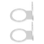2Pcs Small Ball Stand Acrylic Sturdy Durable High Stability Sport Ball Display Rack for Tennis Softball BaseballTransparent