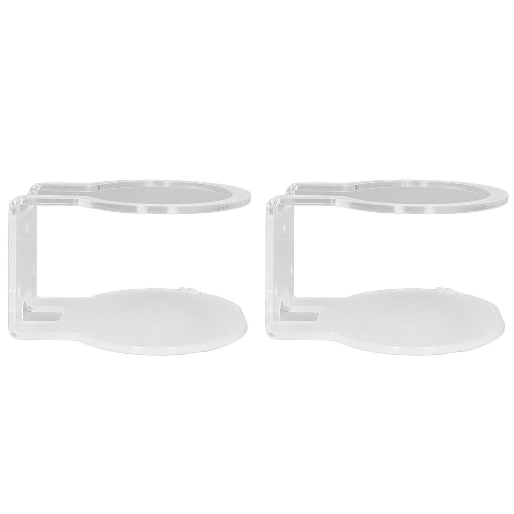 2Pcs Clear Router Bracket Save Space Protect Router Easy Installation Wear Resistant Wall Mount Router Bracket for Home