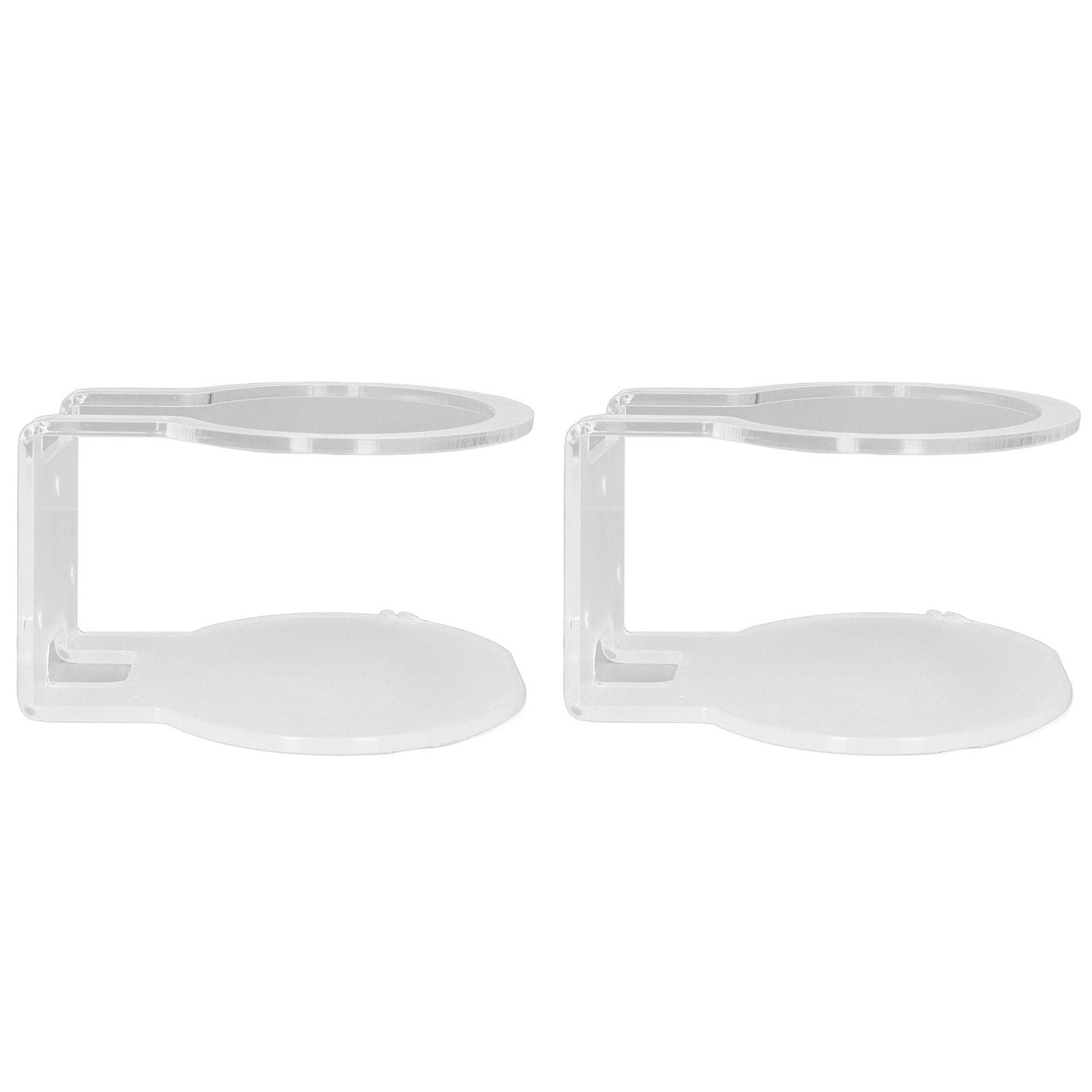 2Pcs Clear Router Bracket Save Space Protect Router Easy Installation Wear Resistant Wall Mount Router Bracket for Home