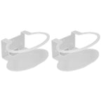 2Pcs Clear Router Bracket Save Space Protect Router Easy Installation Wear Resistant Wall Mount Router Bracket for Home